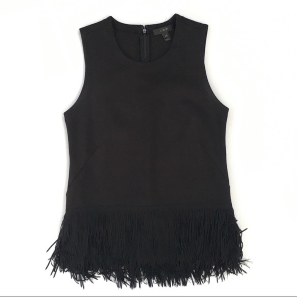J. Crew Fringe Sleeveless Top